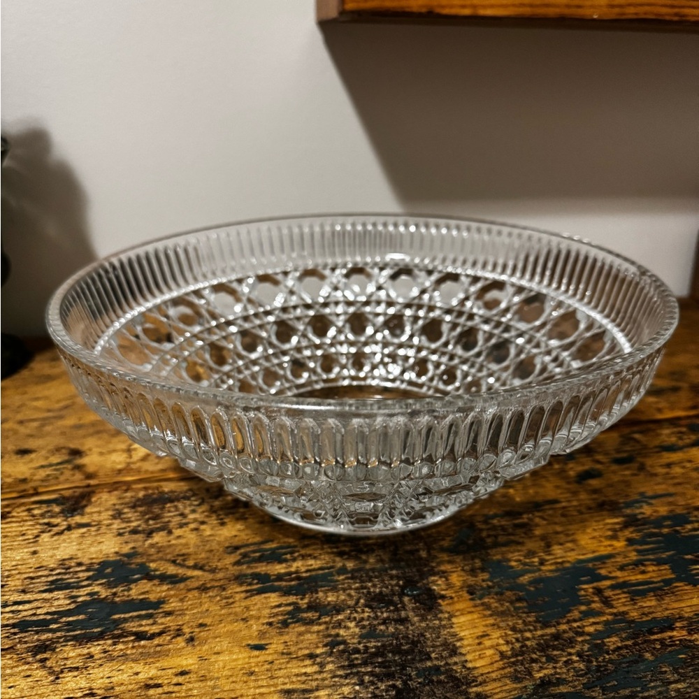 Federal Clear Glass Bowl